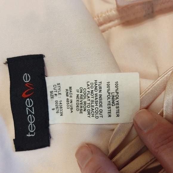 Teeze Me Pink / Gray Flare Dress - Picture 11 of 11